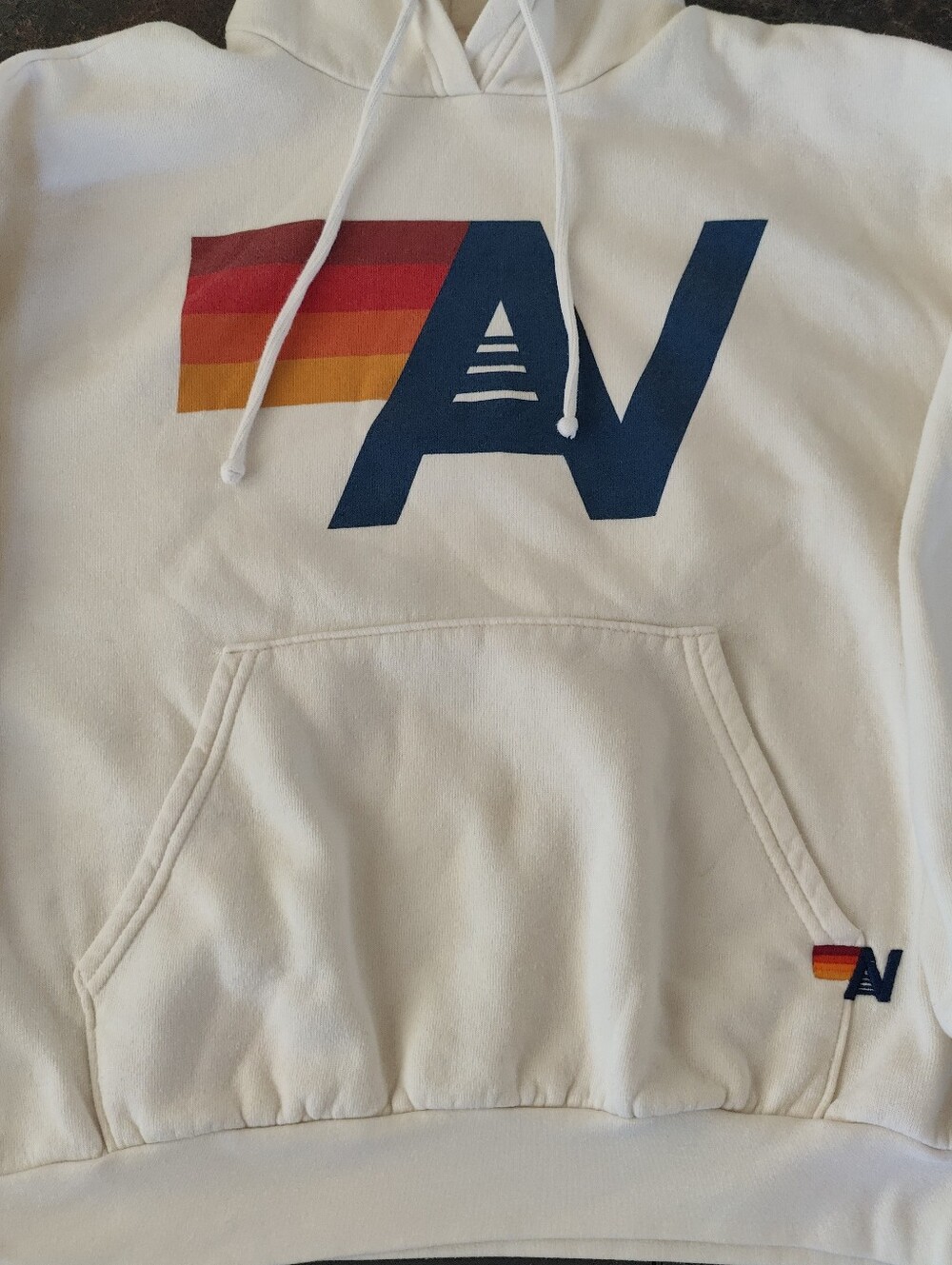 Aviator Nation S Oversized Logo Pullover Relaxed Hoodie Unisex - Picture 7 of 10